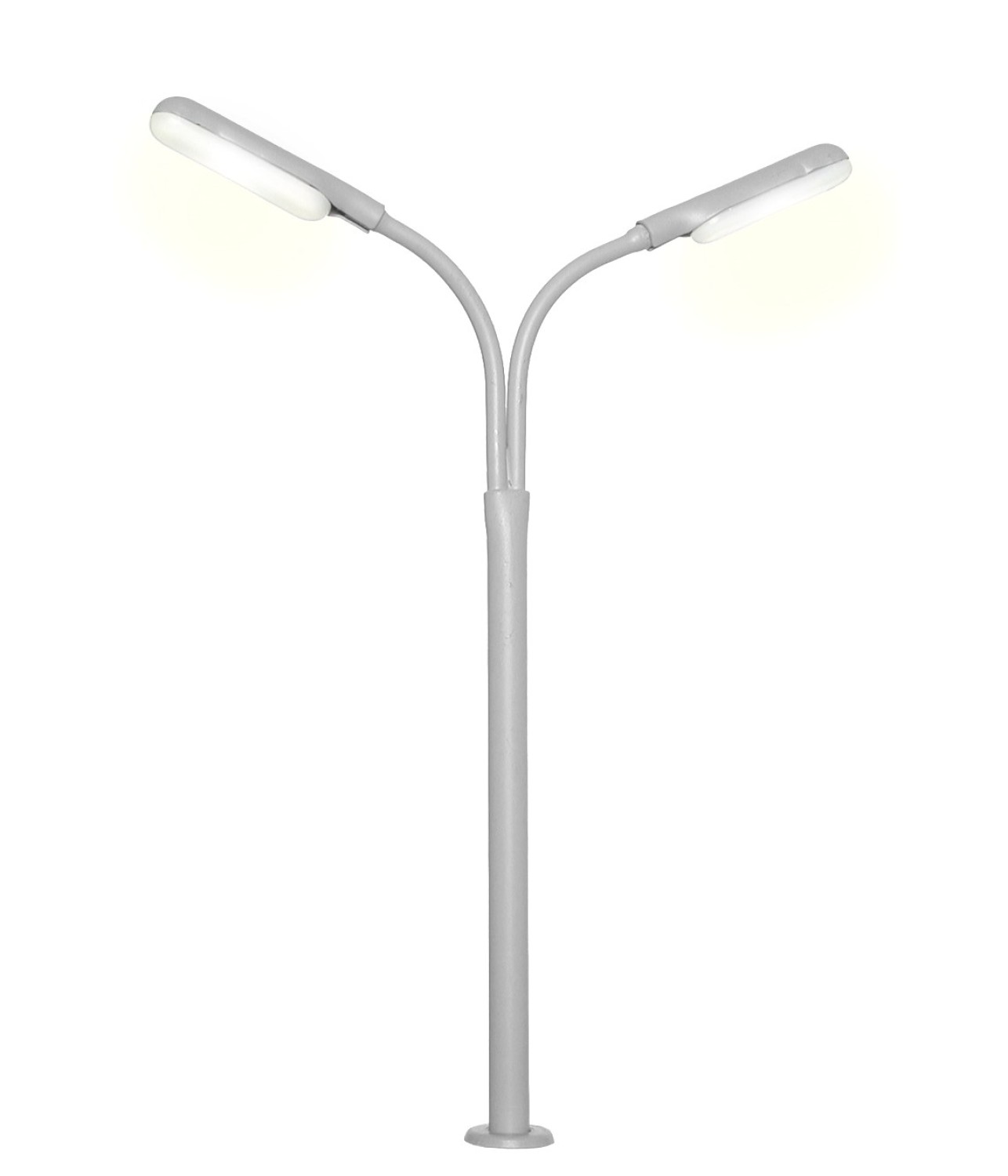 Viessmann 6095 H0 Peitschenleuchte doppelt, 2 LEDs weiß 
