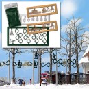 BUSCH 1061 H0 Weihnachtsschmuck 