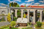 FALLER 120466 H0 Viadukt-Set, 2-gleisig, gebogen 