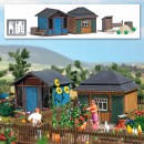 BUSCH 1617 H0 Gartenlauben Set 2 