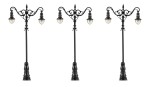 FALLER 180114 H0 LED-Laterne, Kugel-Hängeleuchten , warmweiß, 3 Stück