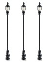 FALLER 180116 H0 LED-Parklaterne, warmweiß, 3 Stück 