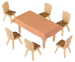 FALLER 180442 H0 4 Tische und 24 Stühle 