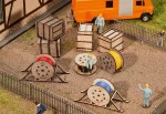 FALLER 180617 H0 Transportkisten und Leitungsrollen 