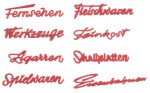 FALLER 180962 H0 Ladenschriftzüge 50er Jahre 