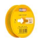 BRAWA 3151 Litze 0,14 mm², 25 m Spule, gelb 