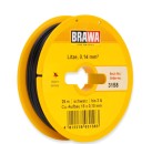 BRAWA 3158 Litze 0,14 mm², 25 m Spule, schwarz 