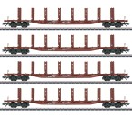Märklin 4771 H0 Rungenwagen der DB, 4er-Set 