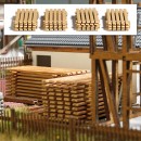 BUSCH 7760 H0 Bretterstapel 
