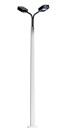 BUSCH 4169 H0 Betonmast mit 2 Leuchten 