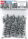 BUSCH 6465 H0 10 Schneetannen mit Zubehör 