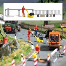 BUSCH 7804 H0 Rüttelplatte mit Bauarbeiter 