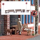 BUSCH 7895 H0 Pinkelnde Hunde 