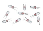 Märklin E610080 Glühlampe hell BiPin (10 Stück) Modelleisenbahn