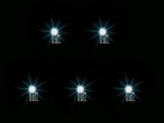 FALLER 180647 LEDs, weiß (5 Stück) 