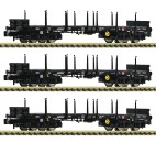 Fleischmann 826710 N Flachwagen, DB AG 3er-Set 