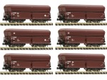 Fleischmann 852103 N Großraum-Selbstentladewagen, DB 6er-Set 