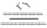 Fleischmann 00209152 N Geländer, Treppen und Abdeckplatte für 9152C