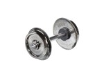 Fleischmann 00534003 H0 Radsatz DC, Ø11 mm, Länge 24 mm Modelleisenbahn