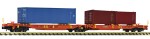 Fleischmann 825013 N Doppeltaschen-Gelenkwagen, Wascosa 