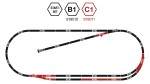 Fleischmann 919011 N Gleisset C1 (Gleise mit Bettung) 