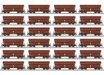 Märklin 00730 H0 Schwenkdachwagen Tals 968, DB 24er-Set (Display)