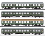 Märklin 42580 H0 Personenwagen Halberstädter Mitteleinstiegswagen, DR 4er-Set