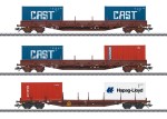Märklin 47119 H0 Containerwagen, SNCB 3er-Set 