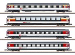 Märklin 87663 Spur Z Reisezugwagen Typ EW IV, SBB 4er-Set 
