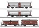 Märklin 47301 H0 Schiebedach-/ Schiebewandwagen, DB 4er-Set 