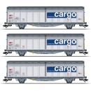 Märklin 48015 H0 Schiebewandwagen Hbbillns SBB 3er-Set 