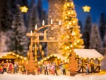 NOCH 14391 H0 Weihnachtsmarkt-Eingangsbogen 