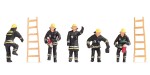 NOCH 15021 H0 Feuerwehr (schwarze Schutzanzüge) 