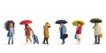 NOCH 15523 H0 Menschen im Regen 