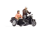 NOCH 15912 H0 Motorradfahrer BMW R60 mit Beiwagen 