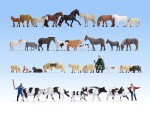 NOCH 16049 H0 Mega Spar-Set Tiere 36 Figuren 