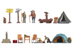 NOCH 16201 H0 Figuren-Themenwelt Camping 
