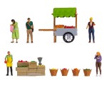 NOCH 16226 H0 Figuren-Themenwelt Obststand 