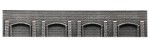 NOCH 34859 N Arkadenmauer extra lang, 39,6 x 7,4 cm 