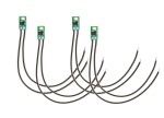 NOCH 51270 micro-rooms Einfach-LED, kalt-weiß (4 Stück) 