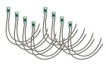 NOCH 51271 micro-rooms Einfach-LED, kalt-weiß (8 Stück) 