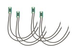 NOCH 51280 micro-rooms Doppel-LED, kalt-weiß (4 Stück) 