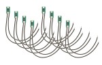 NOCH 51281 micro-rooms Doppel-LED, kalt-weiß (8 Stück) 