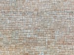 NOCH 56642 H0 3D-Kartonplatte Kalksteinmauer, beige 
