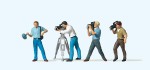 Preiser 10421 H0 Fernsehteam 