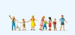 Preiser 10530 H0 Spielende Kinder 