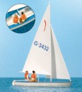 Preiser 10676 H0 Segler auf Segelboot „Korsar“ 