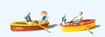 Preiser 10686 H0 Beim Rudern (2 Boote) 
