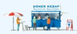 Preiser 10747 H0 Verkaufswagen „Döner Kebap“ 