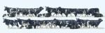 Preiser 14408 H0 Kühe schwarz/weiß, 30 Figuren 